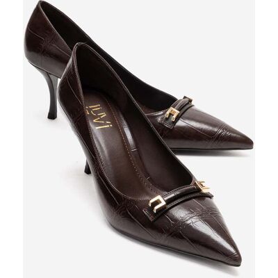 Prologue Poesy Spitzer Zehenbereich Stiletto Pumps (Damen) Braun US 39 Prologue Poesy Spitzer Zehenbereich Stiletto Pumps (Damen) Braun US 39