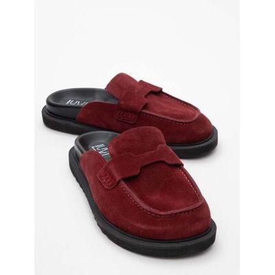 Forever & Always Laven Wildleder Clogs (Damen) Burgund EU41 Forever & Always Laven Wildleder Clogs (Damen) Burgund EU41