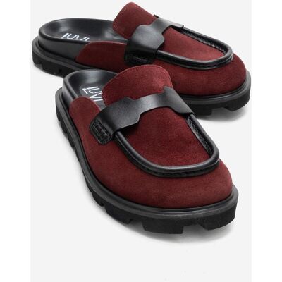 Forever & Always Vela Leder-Slipper Burgund EU 38 Forever & Always Vela Leder-Slipper Burgund EU 38