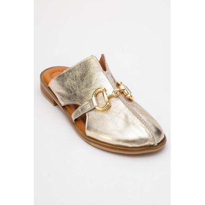 Forever & Always Favor Leather Mules (Damen) Gold EU 36 Forever & Always Favor Leather Mules (Damen) Gold EU 36