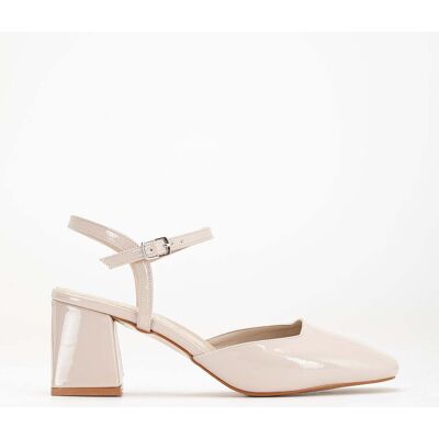 Forever & Always Kayla Blockabsatz-Pumps Beige EU 37 Forever & Always Kayla Blockabsatz-Pumps Beige EU 37