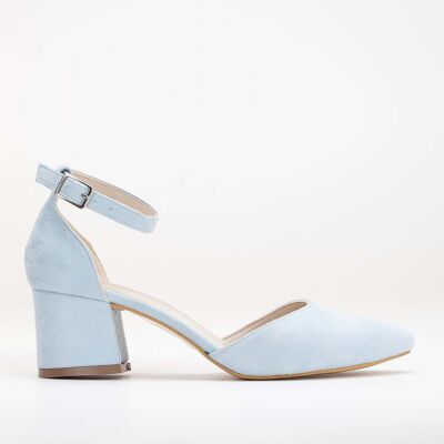Forever & Always Marcelle Pumps mit niedrigem Blockabsatz Blau EU40 Forever & Always Marcelle Pumps mit niedrigem Blockabsatz Blau EU40