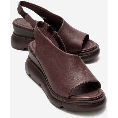 Forever & Always Agusto Leder-Plateau-Sandale (Damen) Braun EU 37 Forever & Always Agusto Leder-Plateau-Sandale (Damen) Braun EU 37