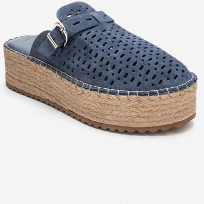 Forever & Always Louis Leder Plateau Sandale Navy blau EU40 Forever & Always Louis Leder Plateau Sandale Navy blau EU40