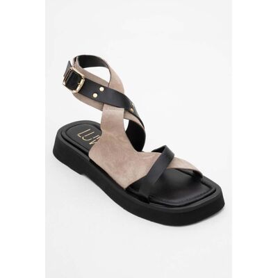 Forever & Always Minnea Wildleder Leder Sandale (Women) Beige US 39 Forever & Always Minnea Wildleder Leder Sandale (Women) Beige US 39