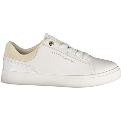 Tommy Hilfiger Bianco Polyurethan Damen Sneaker Weiß EU40 Tommy Hilfiger Bianco Polyurethan Damen Sneaker Weiß EU40