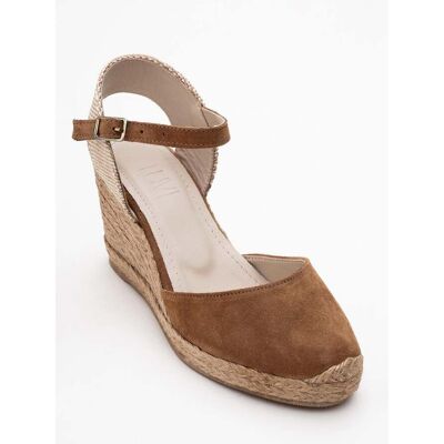 Forever & Always Sinta Wildleder Leder Plateform Espadrille (Damen) Braun EU 36 Forever & Always Sinta Wildleder Leder Plateform Espadrille (Damen) Braun EU 36