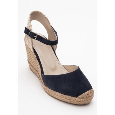 Forever & Always Sinta Wildleder Leder Plateform Espadrille (Damen) Marine EU 37 Forever & Always Sinta Wildleder Leder Plateform Espadrille (Damen) Marine EU 37