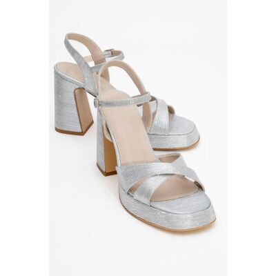 Forever & Always Yvonne Plateau-Sandalen Metallisch EU35 Forever & Always Yvonne Plateau-Sandalen Metallisch EU35