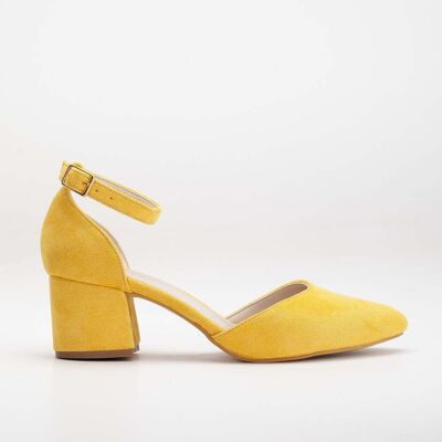 Forever & Always Marcelle Pumps mit niedrigem Blockabsatz Gelb EU 36 Forever & Always Marcelle Pumps mit niedrigem Blockabsatz Gelb EU 36