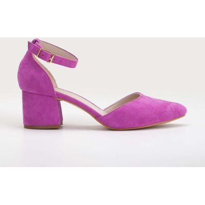 Forever & Always Marcelle Pumps mit niedrigem Blockabsatz Fuchsie EU 38 Forever & Always Marcelle Pumps mit niedrigem Blockabsatz Fuchsie EU 38