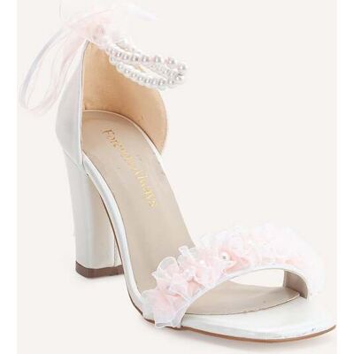 Forever & Always Elsa Lace Bridal Sandalen with Pearls Altrosa US 39 Forever & Always Elsa Lace Bridal Sandalen with Pearls Altrosa US 39