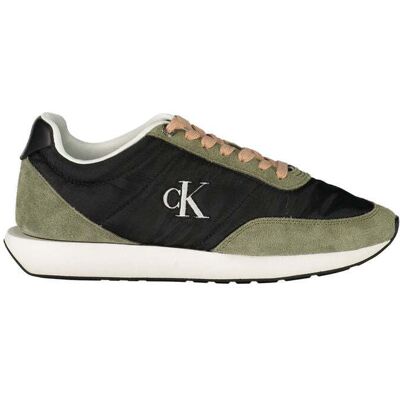 Calvin Klein Nero Polyester Damen Sneaker Schwarz EU 37 Calvin Klein Nero Polyester Damen Sneaker Schwarz EU 37