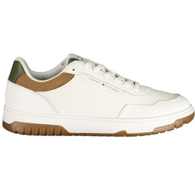Tommy Hilfiger Bianco Polyurethan Herren Sneaker Weiß EU40 Tommy Hilfiger Bianco Polyurethan Herren Sneaker Weiß EU40