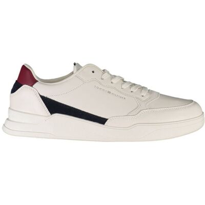 Tommy Hilfiger Bianco Leder Herren Sneaker Weiß EU40 Tommy Hilfiger Bianco Leder Herren Sneaker Weiß EU40