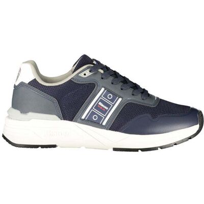 Blauer Blu Polyester Herren Sneaker Blau EU40 Blauer Blu Polyester Herren Sneaker Blau EU40