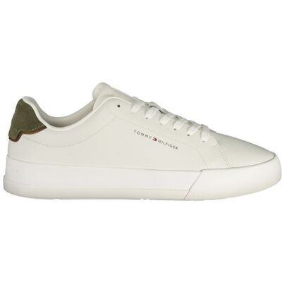 Tommy Hilfiger Weiße Polyurethan Herren Sneaker Weiß EU40 Tommy Hilfiger Weiße Polyurethan Herren Sneaker Weiß EU40