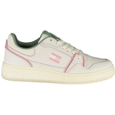 Tommy Hilfiger Bianco Polyurethan Damen Sneaker Weiß EU40 Tommy Hilfiger Bianco Polyurethan Damen Sneaker Weiß EU40
