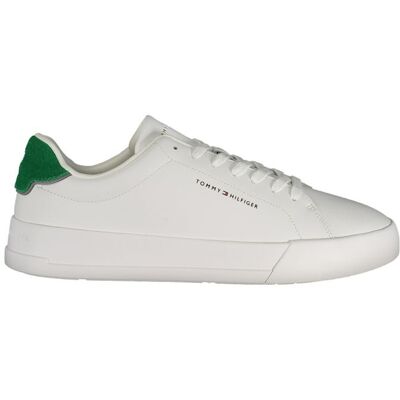 Tommy Hilfiger Weiße Polyurethan Herren Sneaker Weiß EU43 Tommy Hilfiger Weiße Polyurethan Herren Sneaker Weiß EU43