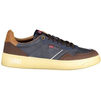 NORWAY 1963 Norwegen 1963 Blaues Polyurethan Herren Sneaker Blau EU44 NORWAY 1963 Norwegen 1963 Blaues Polyurethan Herren Sneaker Blau EU44
