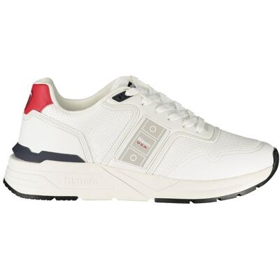 Blauer Weißer Polyester Herren Sneaker Weiß EU41 Blauer Weißer Polyester Herren Sneaker Weiß EU41