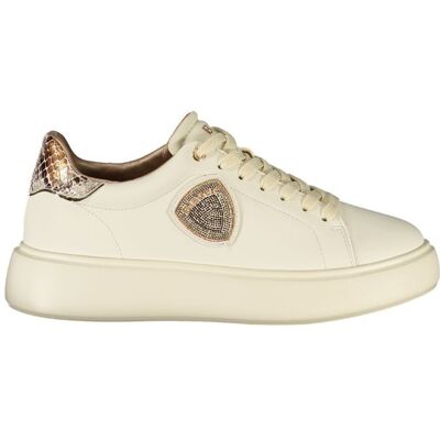 Blauer Beiger Polyurethan Damensneaker Beige EU 37 Blauer Beiger Polyurethan Damensneaker Beige EU 37