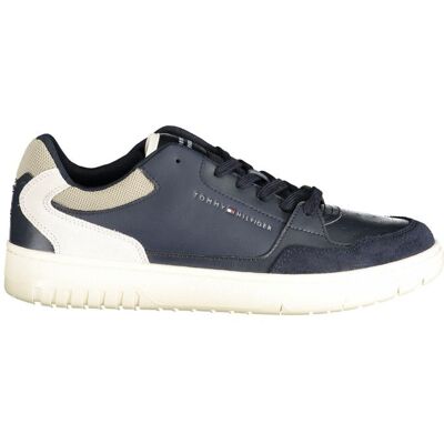 Tommy Hilfiger Blaue Polyurethan Herren Sneaker Blau EU40 Tommy Hilfiger Blaue Polyurethan Herren Sneaker Blau EU40