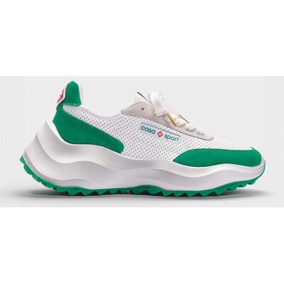 Casablanca Atlantis Sneaker Weiß Grün Schuhe Weiß Grün EU 37,5 / UK 4,5 Casablanca Atlantis Sneaker Weiß Grün Schuhe Weiß Grün EU 37,5 / UK 4,5