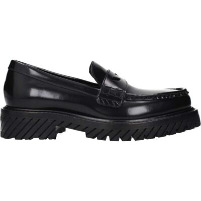 Off-White Schwarze Leder Slipper Schwarz US 39 Off-White Schwarze Leder Slipper Schwarz US 39