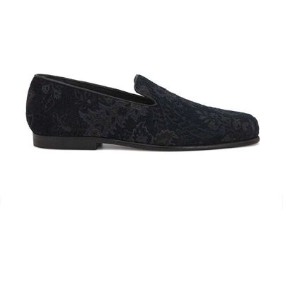 Etro Blaue Leder Slipper Blau EU44 Etro Blaue Leder Slipper Blau EU44