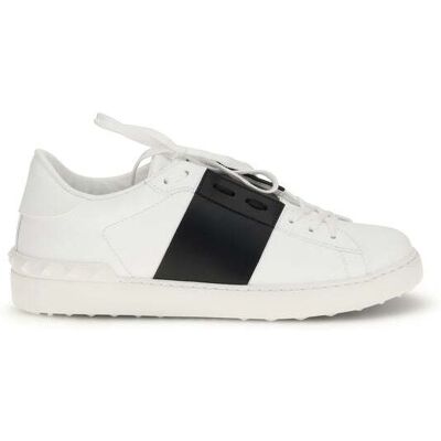 Valentino Garavani Weiße Kalbsleder Bos Taurus Low-Top Sneaker Weiß 40,5 EU/IT Valentino Garavani Weiße Kalbsleder Bos Taurus Low-Top Sneaker Weiß 40,5 EU/IT