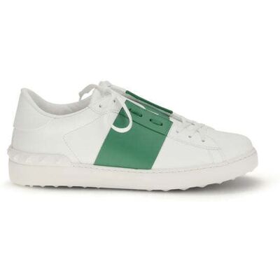Valentino Garavani Weiße Kalbsleder Bos Taurus Low-Top Sneaker Weiß 39,5 EU/IT Valentino Garavani Weiße Kalbsleder Bos Taurus Low-Top Sneaker Weiß 39,5 EU/IT