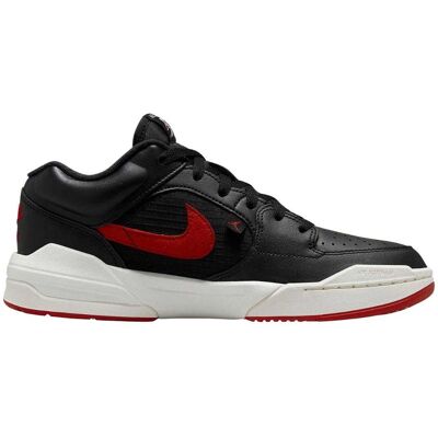 Nike - "Jordan Stadium 90" Swoosh Sneaker für Damen, Leder (Schwarz/Rot) Schwarz Rot EU 37,5 / UK 4,5 Nike - "Jordan Stadium 90" Swoosh Sneaker für Damen, Leder (Schwarz/Rot) Schwarz Rot EU 37,5 / UK 4,5