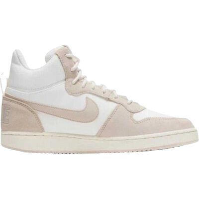 Nike - "Court Borough Premium" Sneaker für Damen, Leder, Knöchelhoch (Weiß/Beige) Weiß EU 37 / UK 4 Nike - "Court Borough Premium" Sneaker für Damen, Leder, Knöchelhoch (Weiß/Beige) Weiß EU 37 / UK 4
