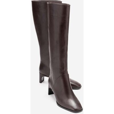 Forever & Always Taly Leder Blockabsatz Kniehoher Stiefel (Damen) Braun EU 38 Forever & Always Taly Leder Blockabsatz Kniehoher Stiefel (Damen) Braun EU 38