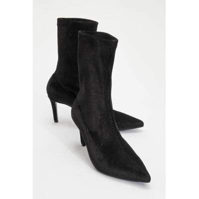 Prologue Thalin Reißverschluss Stiletto Stiefel (Damen) Schwarz EU 36 Prologue Thalin Reißverschluss Stiletto Stiefel (Damen) Schwarz EU 36