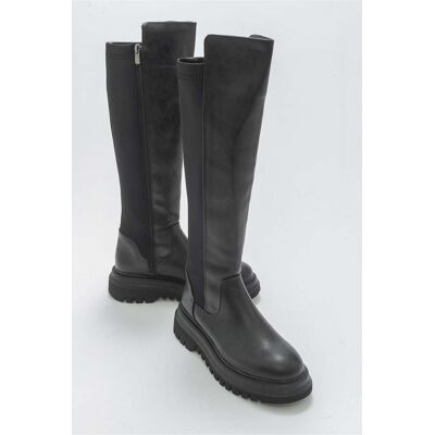 Prologue Shadow Kniehoher Stiefel Schwarz US 39 Prologue Shadow Kniehoher Stiefel Schwarz US 39