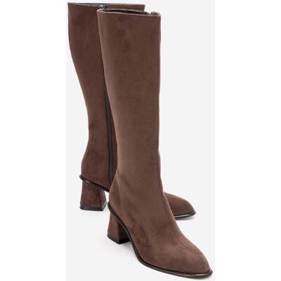 Prologue Paradis Blockabsatz Kniehoher Stiefel (Damen) Braun US 39 Prologue Paradis Blockabsatz Kniehoher Stiefel (Damen) Braun US 39