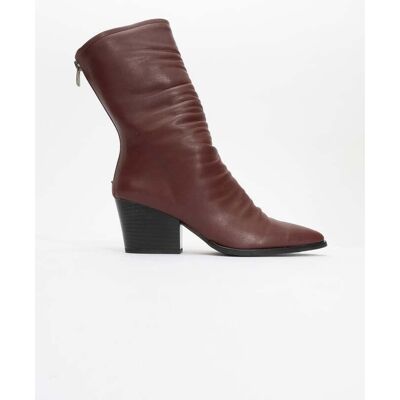 Prologue Laval Reißverschluss hinten Blockabsatz Stiefel (Damen) Burgund EU 37 Prologue Laval Reißverschluss hinten Blockabsatz Stiefel (Damen) Burgund EU 37
