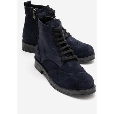 Forever & Always Nelvy Lederstiefel (Damen) Marine EU40 Forever & Always Nelvy Lederstiefel (Damen) Marine EU40