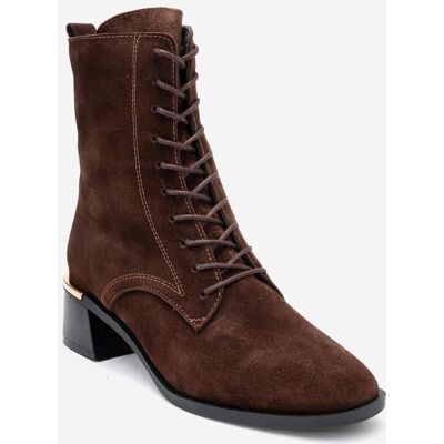 Forever & Always Avia Leder Blockabsatz Stiefel (Damen) Braun EU40 Forever & Always Avia Leder Blockabsatz Stiefel (Damen) Braun EU40