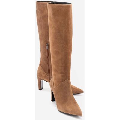 Forever & Always Merla Leder Blockabsatz Stiefel (Damen) Braun EU 36 Forever & Always Merla Leder Blockabsatz Stiefel (Damen) Braun EU 36