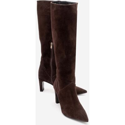 Forever & Always Merla Leder Blockabsatz Stiefel (Damen) Braun US 39 Forever & Always Merla Leder Blockabsatz Stiefel (Damen) Braun US 39