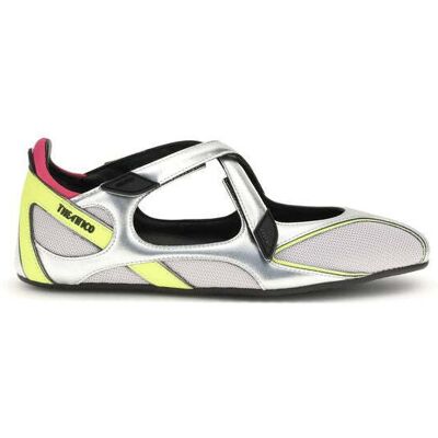 The Attico Die Attico Silberne Polyurethan Ballerinas Silber EU 38 The Attico Die Attico Silberne Polyurethan Ballerinas Silber EU 38