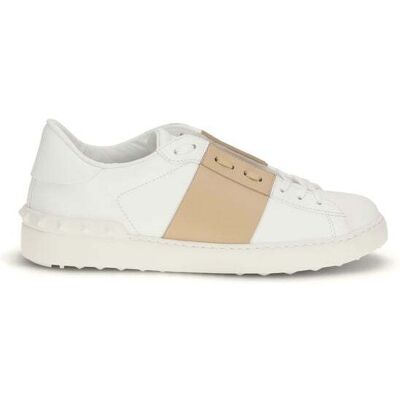 Valentino Garavani Weiße Kalbsleder Bos Taurus Low-Top Sneaker Weiß 42,5 EU/IT Valentino Garavani Weiße Kalbsleder Bos Taurus Low-Top Sneaker Weiß 42,5 EU/IT
