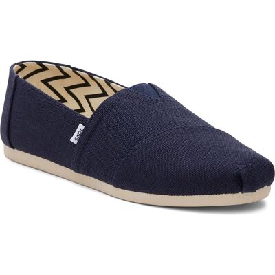 TOMS Alpargata Classic Baumwoll Herren Sneakers In Marineblau Marine EU 47.5 / UK 12 TOMS Alpargata Classic Baumwoll Herren Sneakers In Marineblau Marine EU 47.5 / UK 12