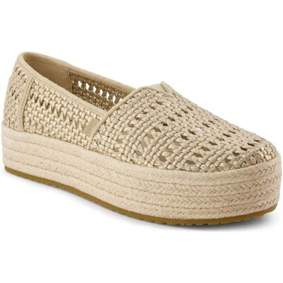 TOMS Valencia Textil Damen Champagner Espadrilles Gold EU 42 / UK 8 TOMS Valencia Textil Damen Champagner Espadrilles Gold EU 42 / UK 8