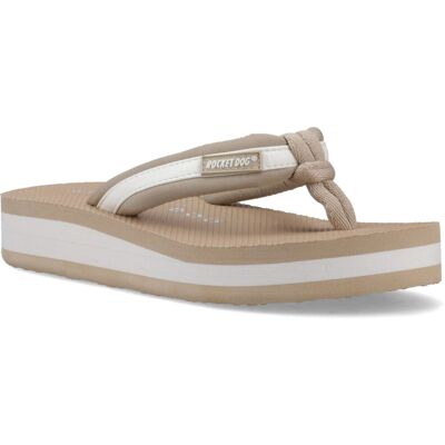 Rocket Dog Monica Nylon PU Textil Damen Tan/Creme Flip-Flops Bräunen EU 38 / UK 5 Rocket Dog Monica Nylon PU Textil Damen Tan/Creme Flip-Flops Bräunen EU 38 / UK 5