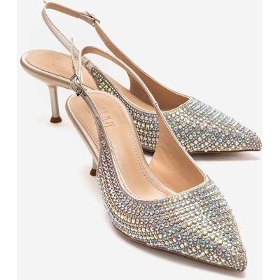 Prologue Yasmina Verzierter Stiletto-Pumps Nackt US 39 Prologue Yasmina Verzierter Stiletto-Pumps Nackt US 39