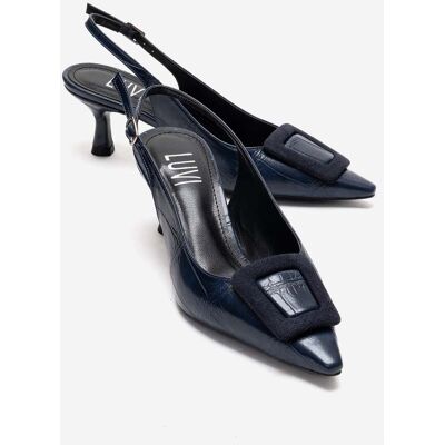 Prologue Dublin Schnallen-Stiletto-Pumps Marine US 39 Prologue Dublin Schnallen-Stiletto-Pumps Marine US 39